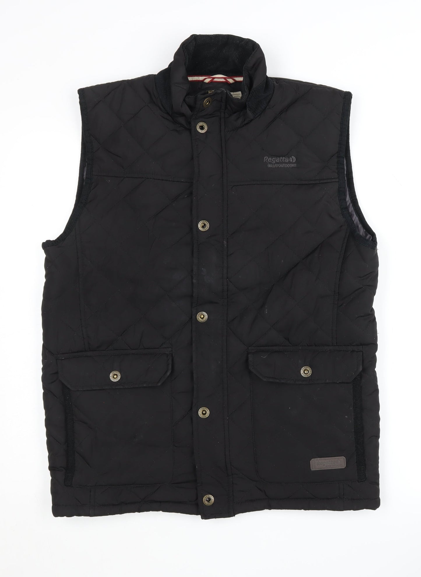 Mens UK Size M Regatta Black Quilted Coat