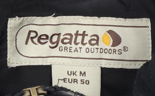 Mens UK Size M Regatta Black Quilted Coat