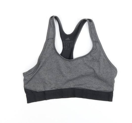 Adidas Women's Grey Alphaskin Medium Active Tank