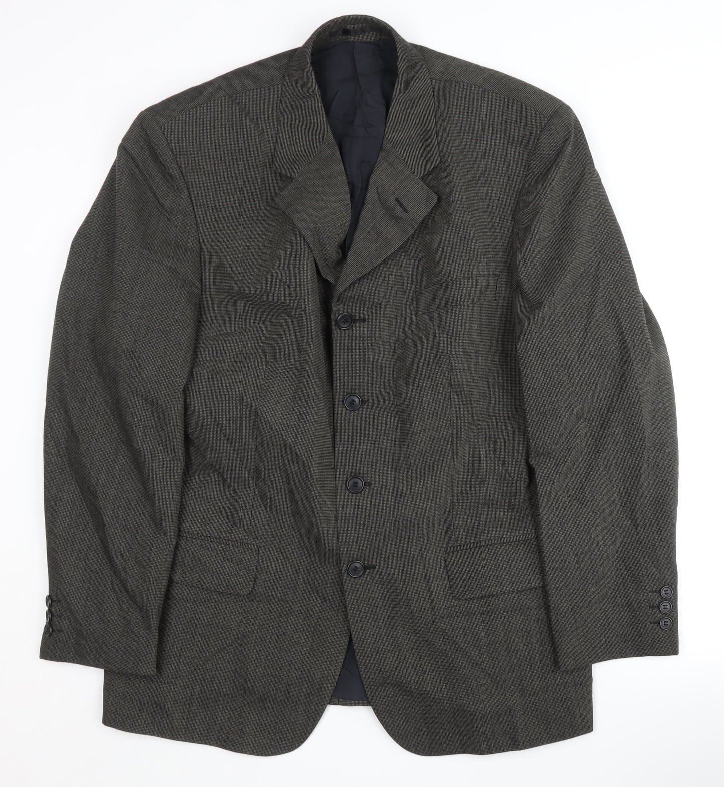Charly O'Brian Men's Grey Blazer Size 40 Regular Jacket