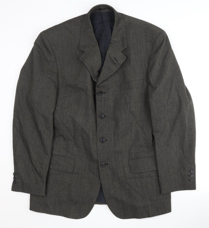 Charly O'Brian Men's Grey Blazer Size 40 Regular Jacket