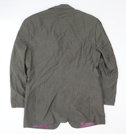 Mens UK Size 40 Ted Baker Regular Grey Suit Jacket