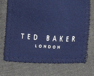 Mens UK Size 40 Ted Baker Regular Grey Suit Jacket