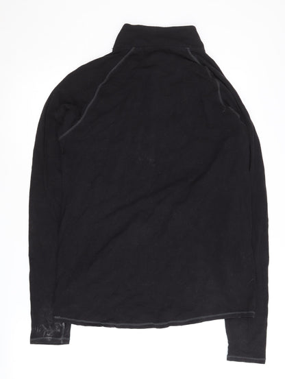 Karrimor Men's Black Track Jacket L, 1/4 Zip, Activewear