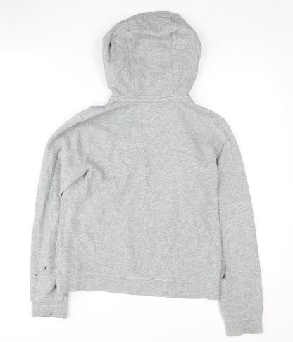 Nike Boys Grey Pullover Hoodie L - Casual Sporty Style