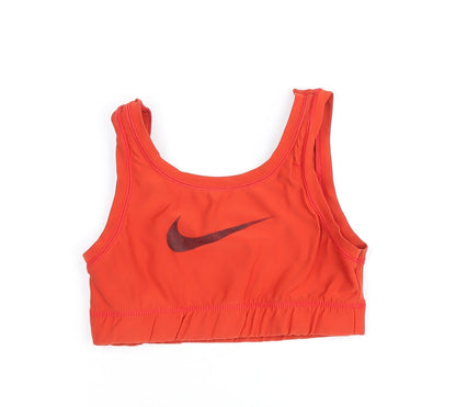 Nike Women's Red Sports Bra M - Comfy Gym Essential