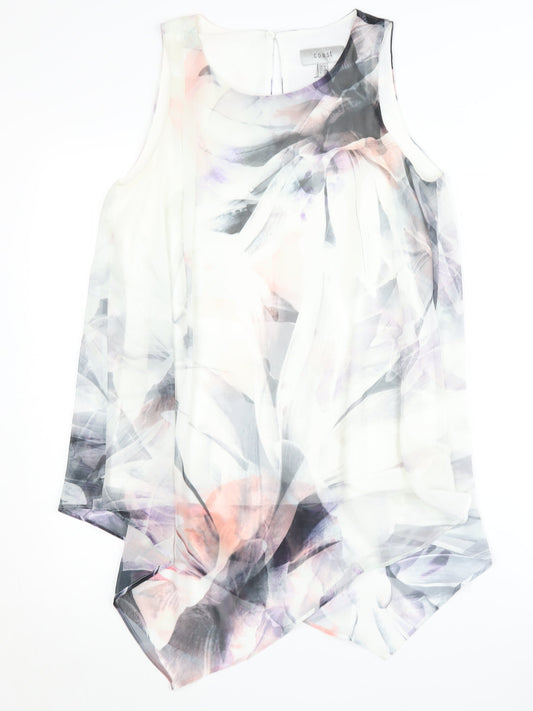 Coast Women's Ivory Tunic Blouse, Size 10