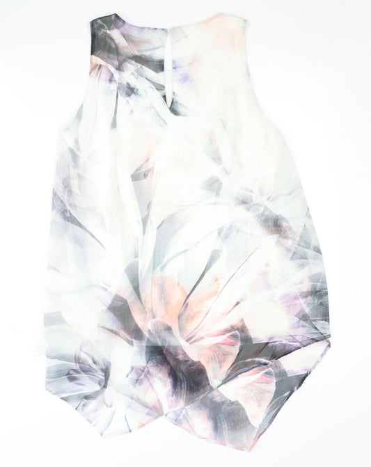 Coast Women's Ivory Tunic Blouse, Size 10