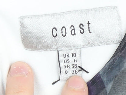 Coast Women's Ivory Tunic Blouse, Size 10