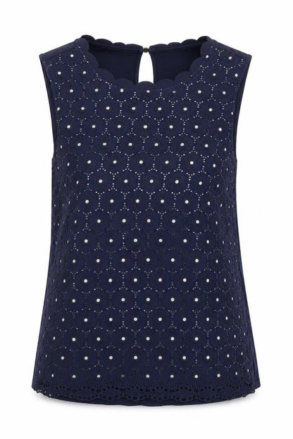 Womens UK Size M Oasis Blue Basic Blouse