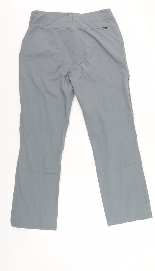 Rohan Unisex Grey Trousers, 10R Regular Fit