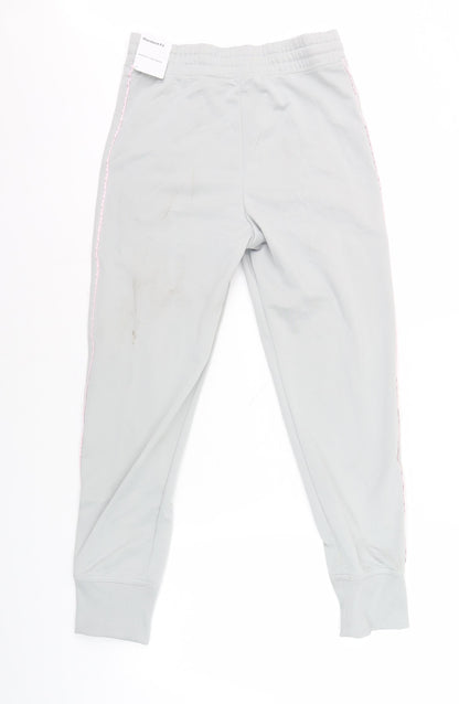 Nike Girls Grey Jogger Trousers L with Elastic Waist
