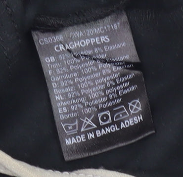 Craghoppers Women's Black Hooded Jacket Size 8