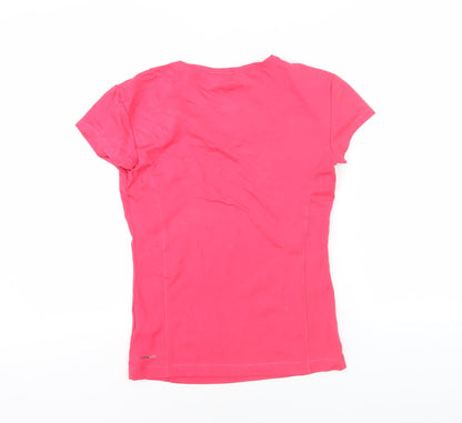 Womens UK Size 12 adidas Pink Basic T-Shirt