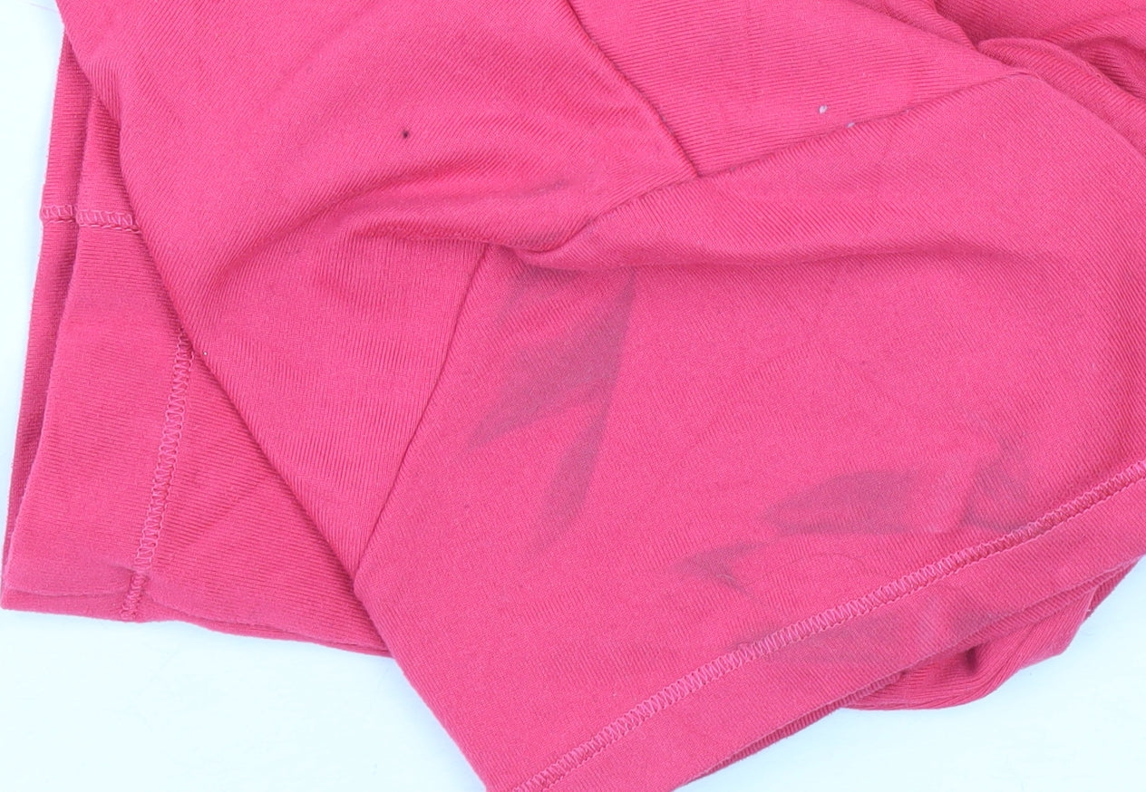 Womens UK Size 12 adidas Pink Basic T-Shirt