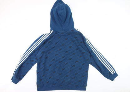 Adidas Men's Blue Pullover Hoodie XL Sports