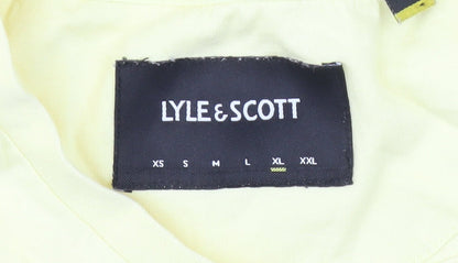 Lyle & Scott Men's Yellow XL Crew Neck T-Shirt