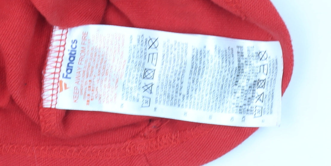 Mens UK Size XS Fanatics Red  T-Shirt