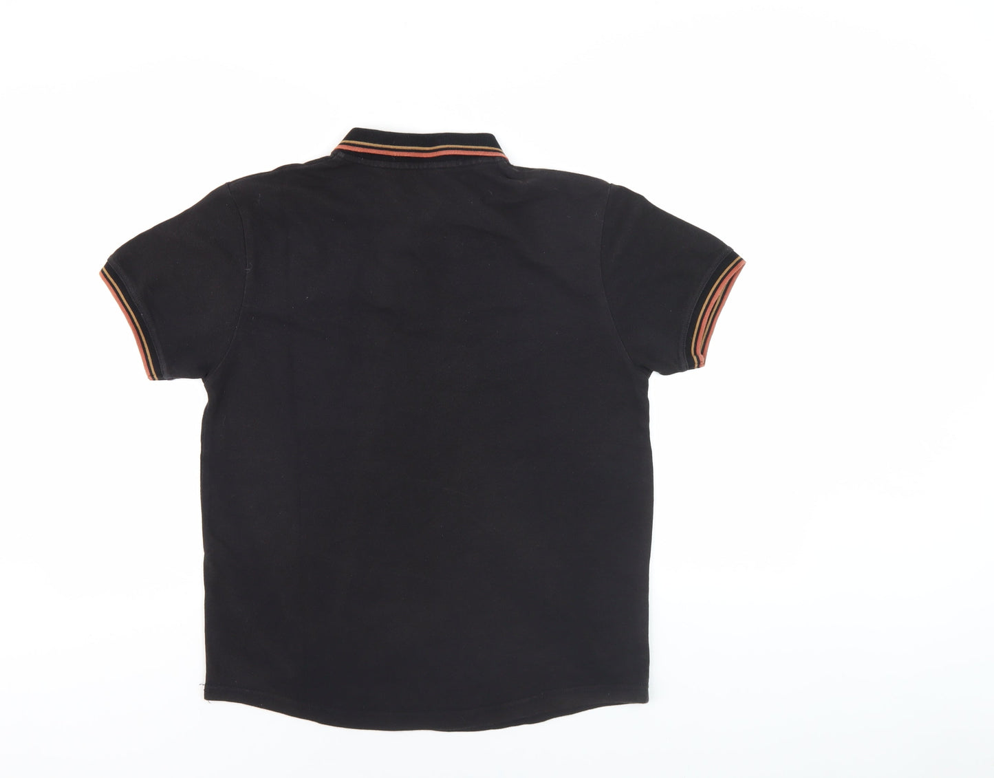 Firetrap Men's Black Polo Shirt L