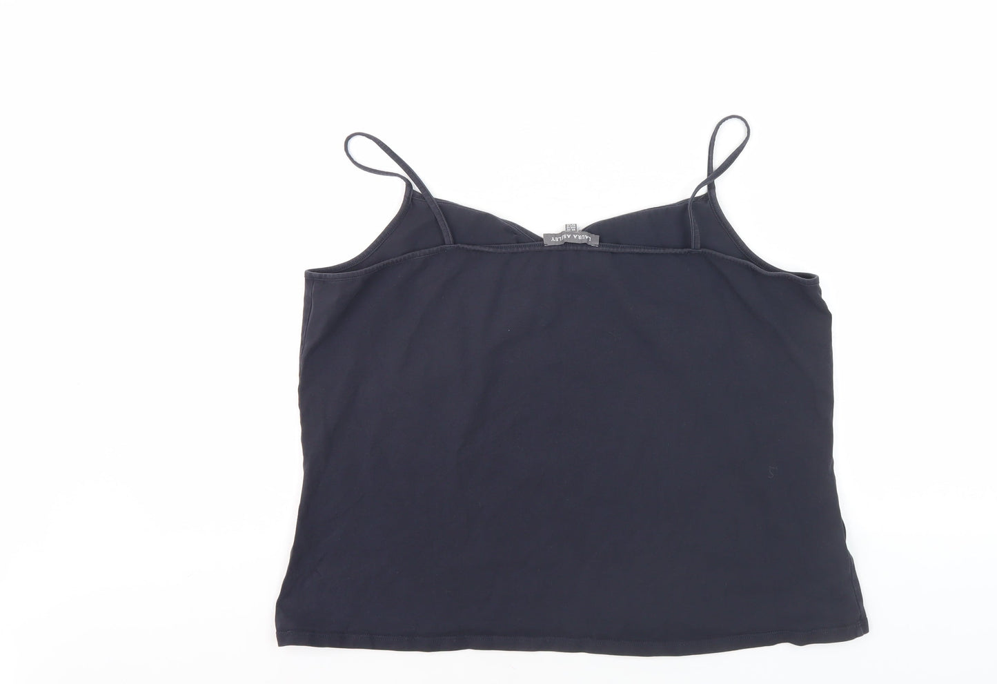 Laura Ashley Women's Black Camisole Tank Top Size 20