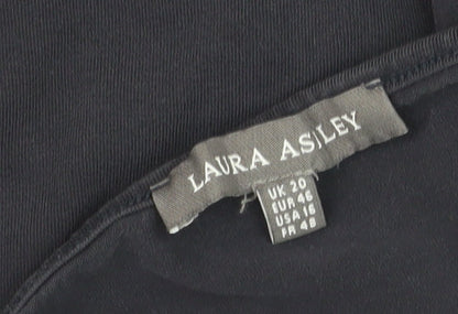 Laura Ashley Women's Black Camisole Tank Top Size 20