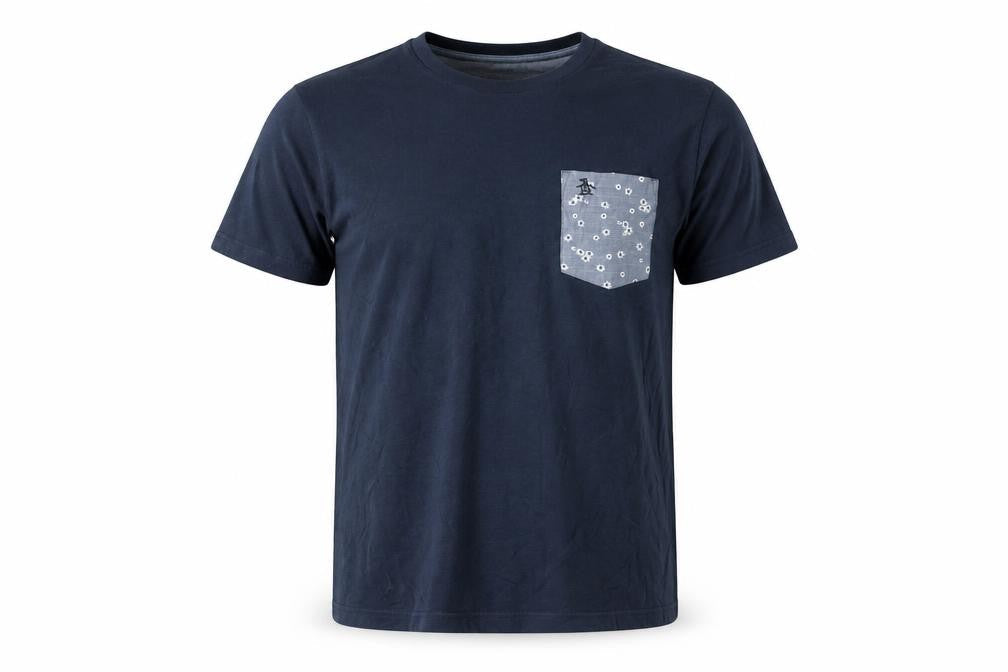 Mens UK Size L Penguin Blue  T-Shirt