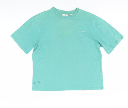 Mens UK Size S COLLUSION Green  T-Shirt
