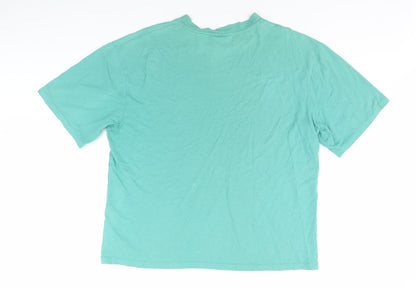 Mens UK Size S COLLUSION Green  T-Shirt