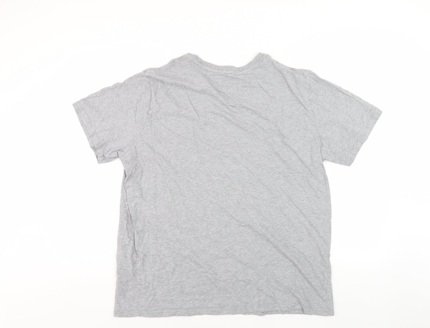 Levi's Men's Grey Logo T-Shirt, Size L, Crew Neck