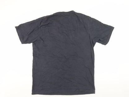 Peter Storm Men's Black Graphic Print T-Shirt, Size M