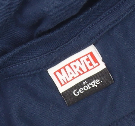 Marvel at George Thor Blue Graphic T-Shirt, Men's L