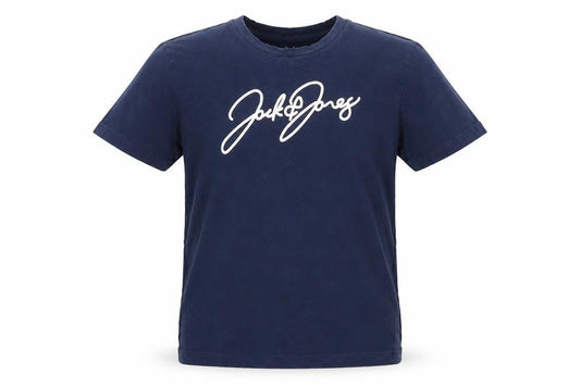 Jack & Jones Boys Blue T-Shirt Size 12Y Logo Casual Wear
