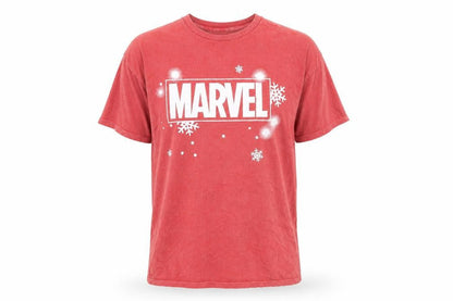 Mens UK Size L Marvel Red  T-Shirt