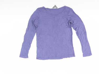 Mountain Warehouse Women's Purple Long Sleeve T-Shirt Size 10