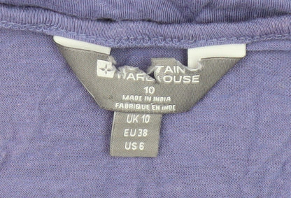 Mountain Warehouse Women's Purple Long Sleeve T-Shirt Size 10