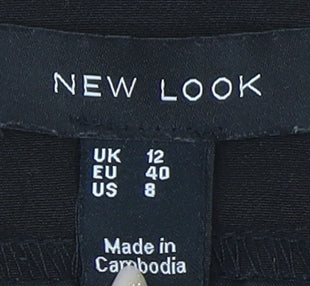 New Look Women's Black Pencil Skirt UK 12