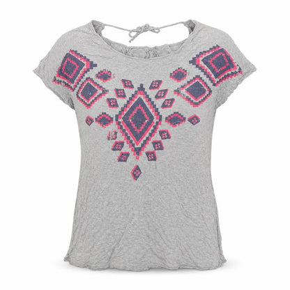 Womens UK Size S Monsoon Grey Basic T-Shirt