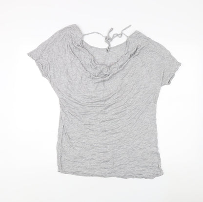 Womens UK Size S Monsoon Grey Basic T-Shirt