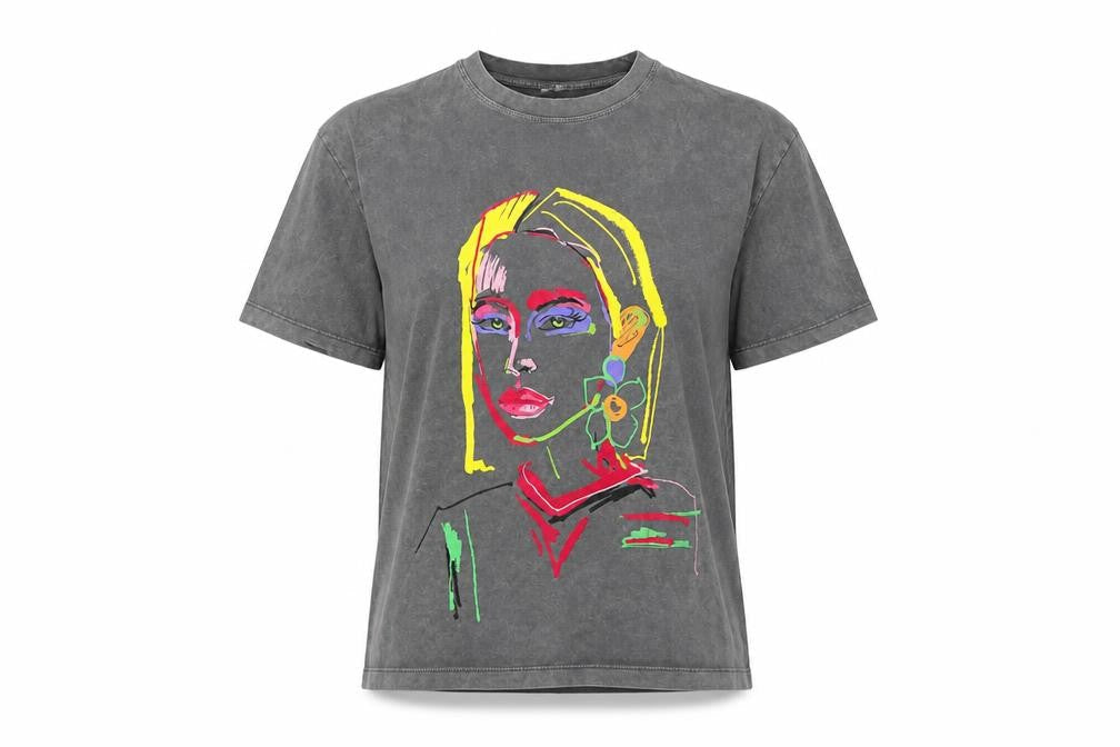 Womens UK Size 2XS Zara Grey Basic T-Shirt
