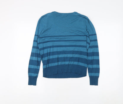 Womens UK Size S Minuet Petite Blue Pullover Jumper