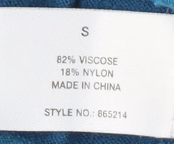Womens UK Size S Minuet Petite Blue Pullover Jumper
