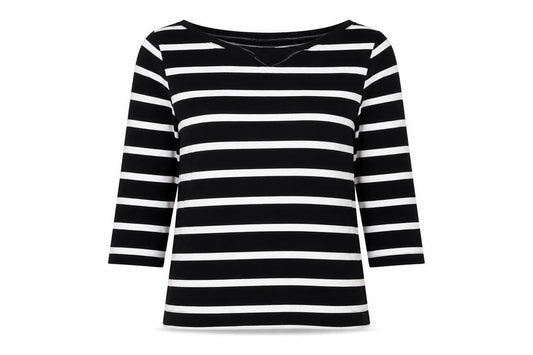 Womens UK Size S VILA Black Basic T-Shirt