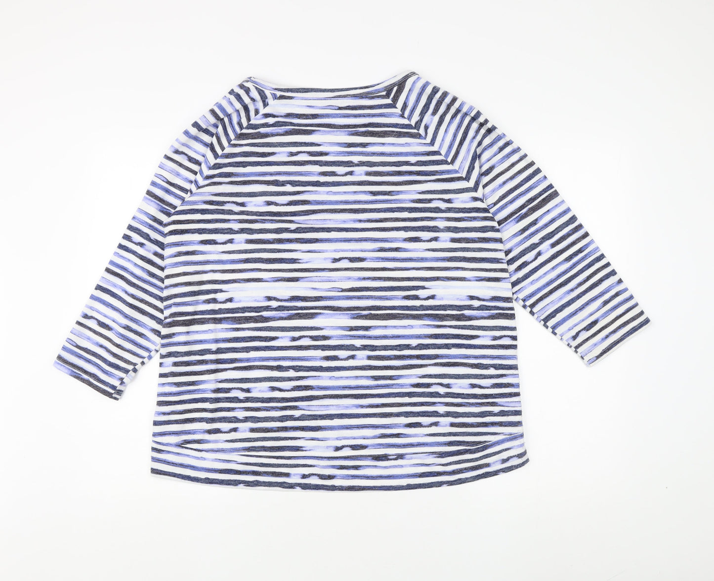 Womens UK Size 18 Marks and Spencer Blue Basic T-Shirt