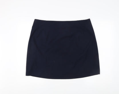 Marks and Spencer Women's Blue Pencil Skirt Size 20