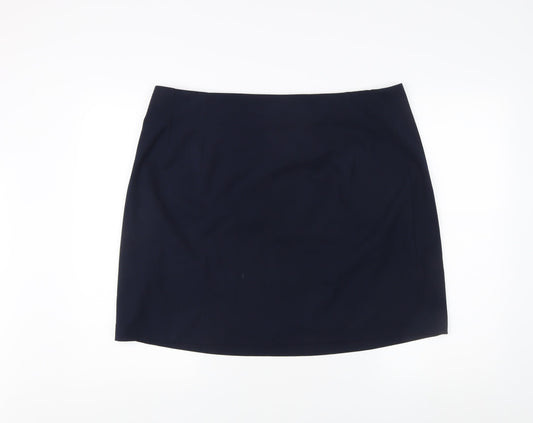 Marks and Spencer Women's Blue Pencil Skirt Size 20