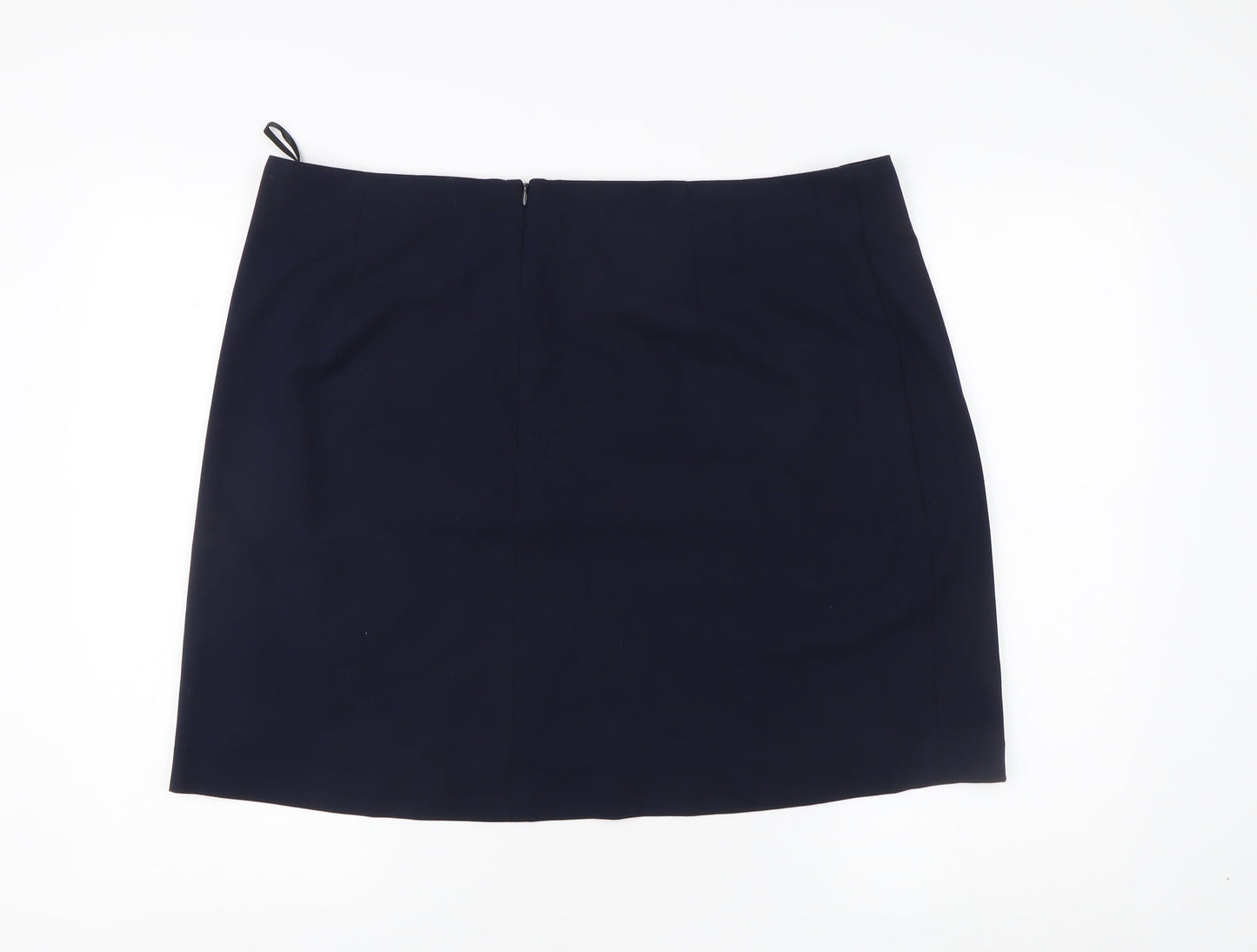 Marks and Spencer Women's Blue Pencil Skirt Size 20