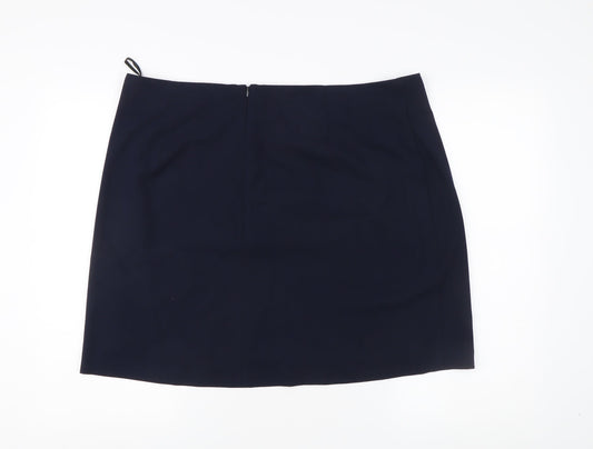 Marks and Spencer Women's Blue Pencil Skirt Size 20