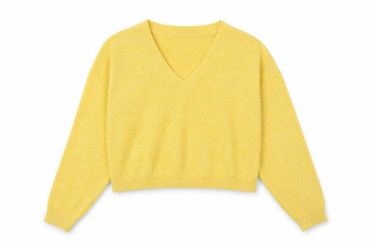 Womens UK Size S H&M Yellow Pullover Jumper