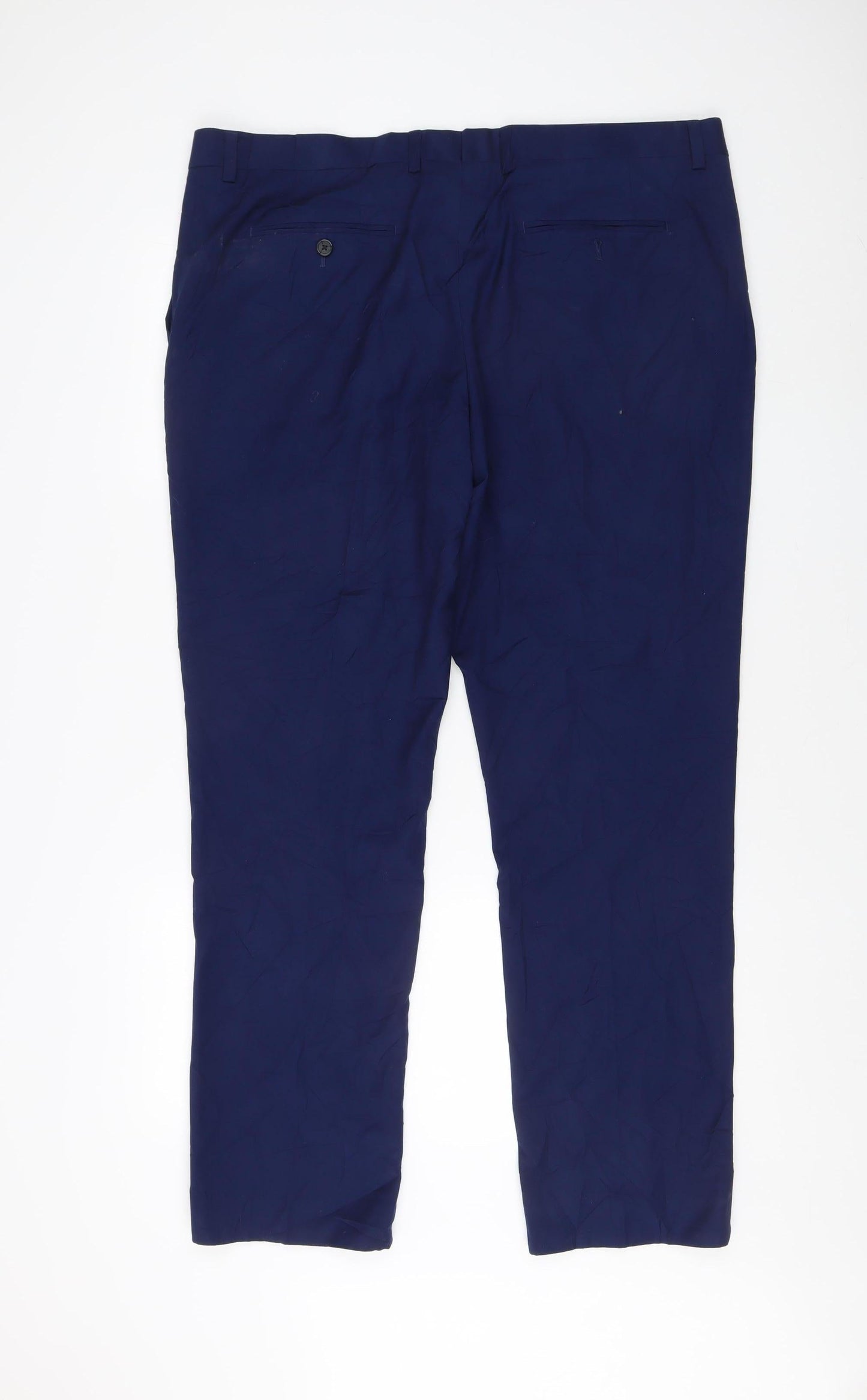Womens UK Size 40 NEXT Classic Fit BusinessCasual Blue Trousers