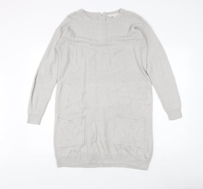 Womens UK Size 10 Amara Reya Grey Pullover Jumper
